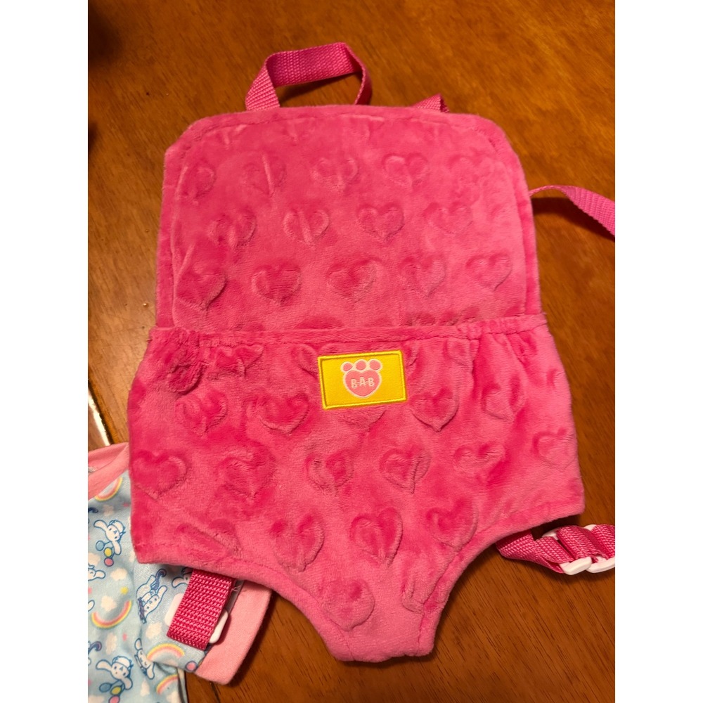 Build A-Bear Violet the Wolf Plush Grey Leopard Cinnamoroll Camo Clothes Carrier - Picture 7 of 10